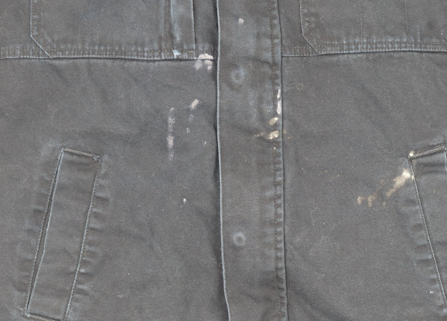 Dickies Men's Black L Cotton Work Jacket Lined Full Zip Workwear