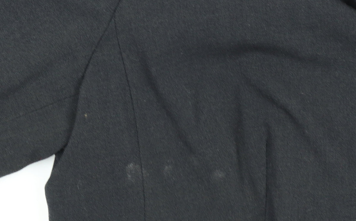 Marks & Spencer Women Black Size 14 Regular Fit Blazer Jacket
