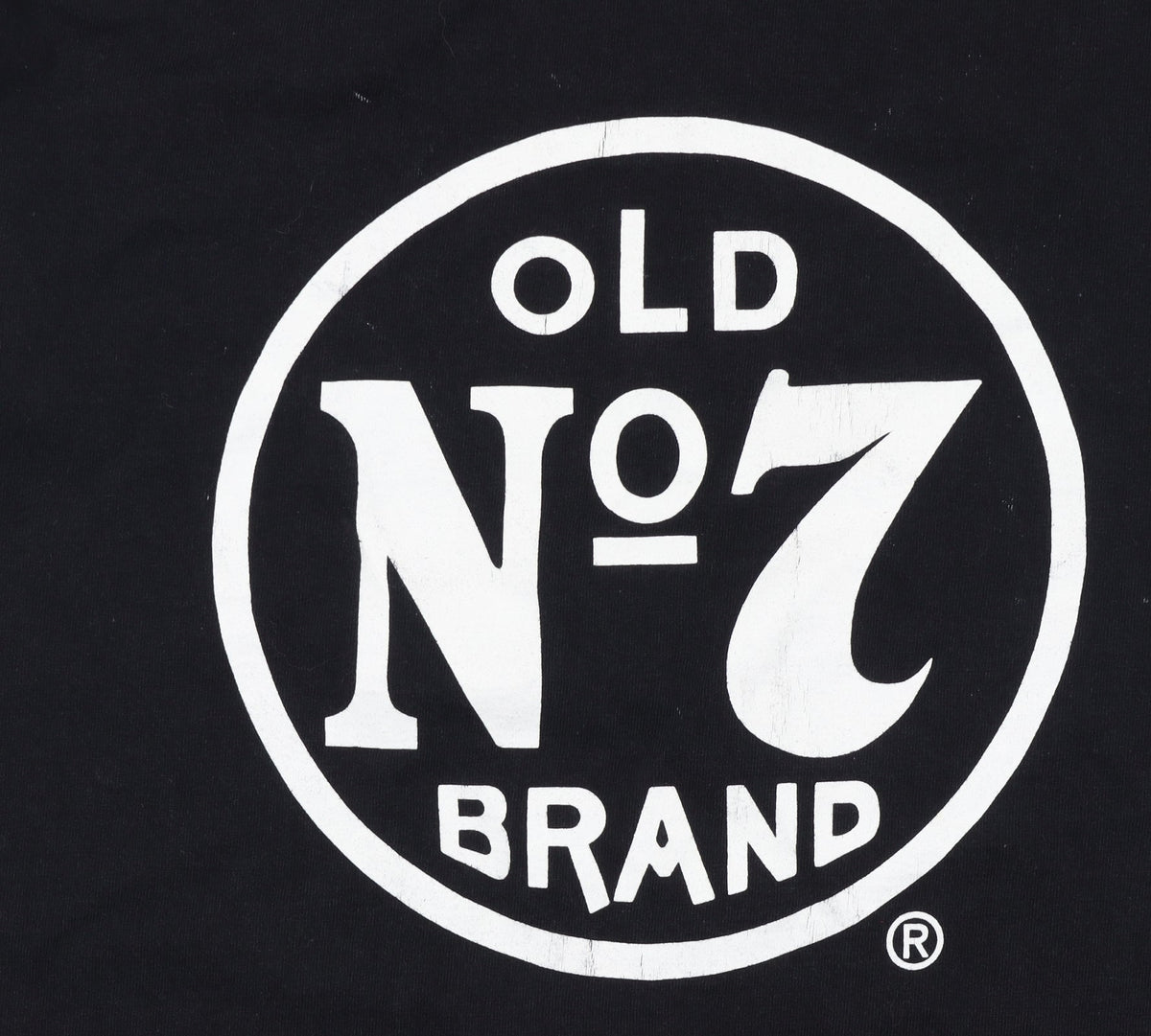 Jack Daniel's Men's Black L Old No.7 Logo Graphic Cotton T-Shirt