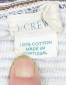 Additional view of J.Crew Women's Multicoloured Striped Long Sleeve Cotton T-Shirt M