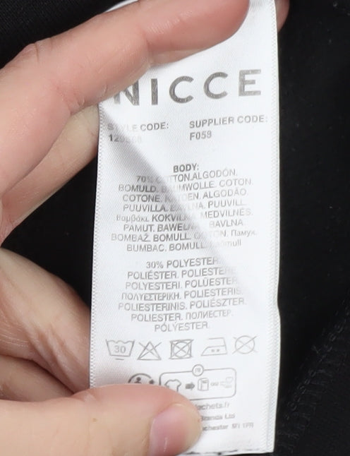 Additional view of NICCE boys’ black regular fit logo pullover sweatshirt 13 years