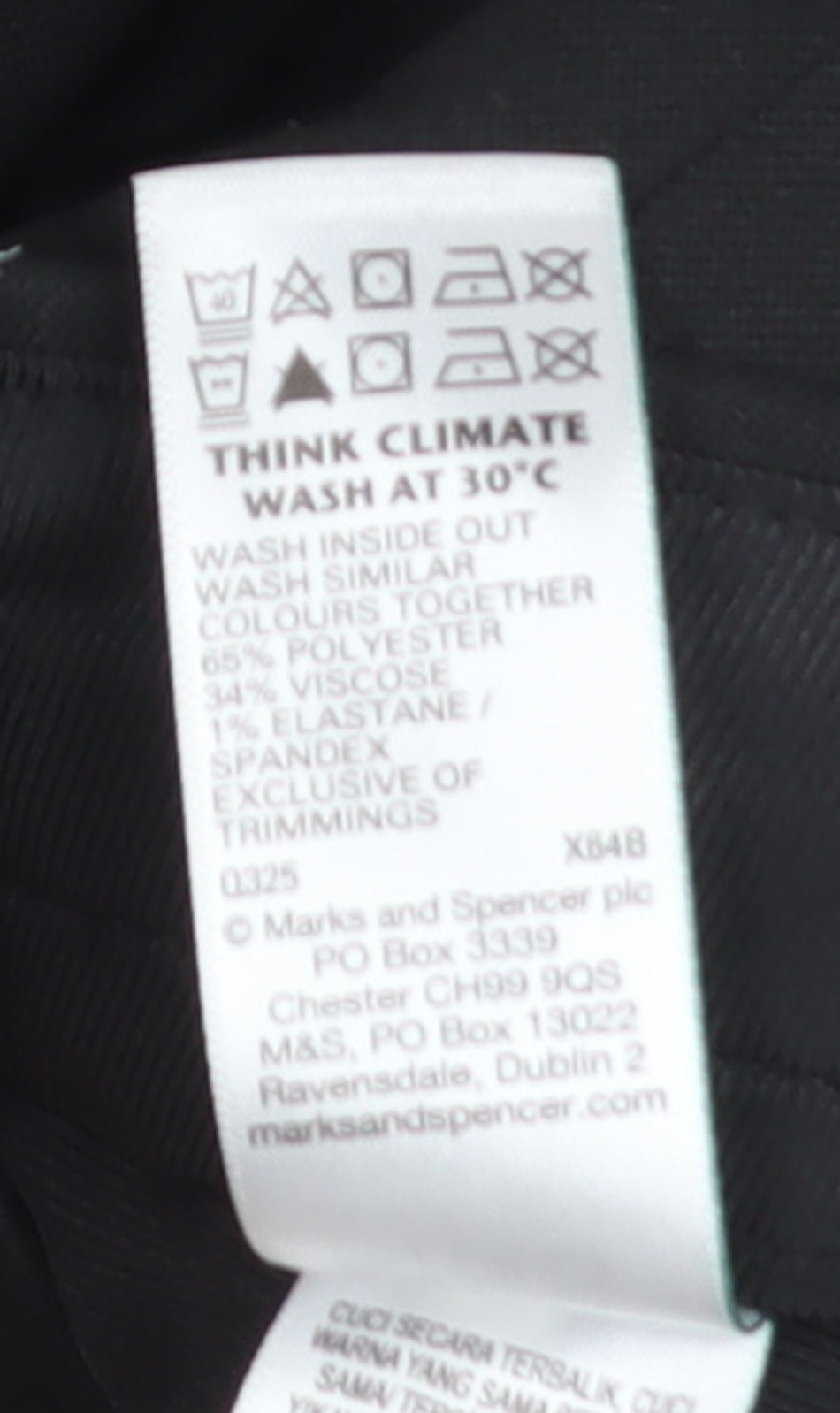 Marks & Spencer Men's Black 40R Dress Pants Trousers