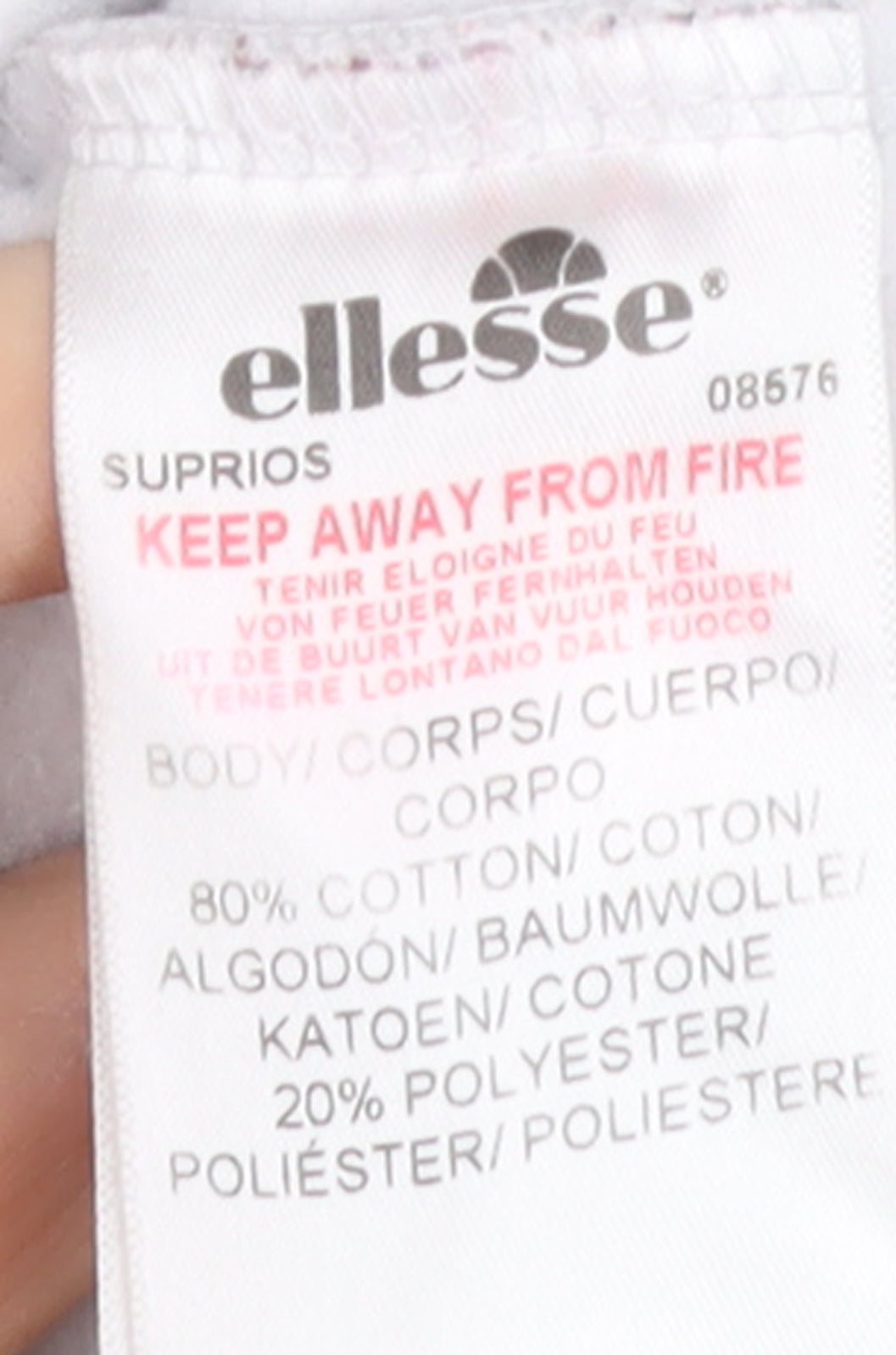 Additional view of Ellesse boys’ grey crew neck pullover sweatshirt 12-13 years