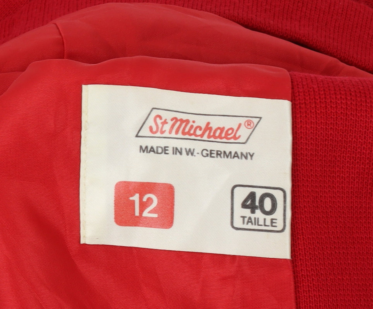 Marks and Spencer Women's Red Wool Blend Double-Breasted Blazer UK 12