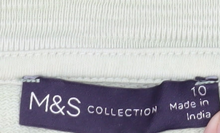 Marks & Spencer Womens Blue Ombre Cotton Pullover Sweatshirt Size 10