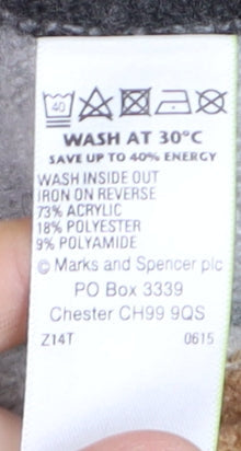 Marks and Spencer Women's Multicoloured Hooded Knit Cardigan Size S