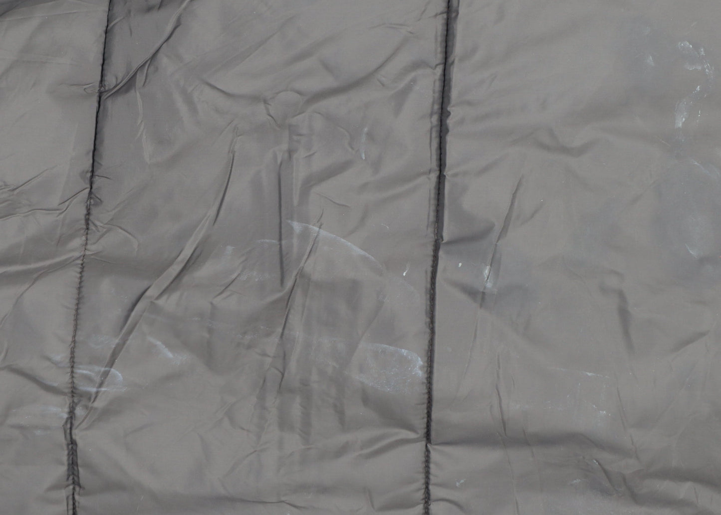 Iets Frans Womens Brown Long Puffer Jacket Hooded Size M