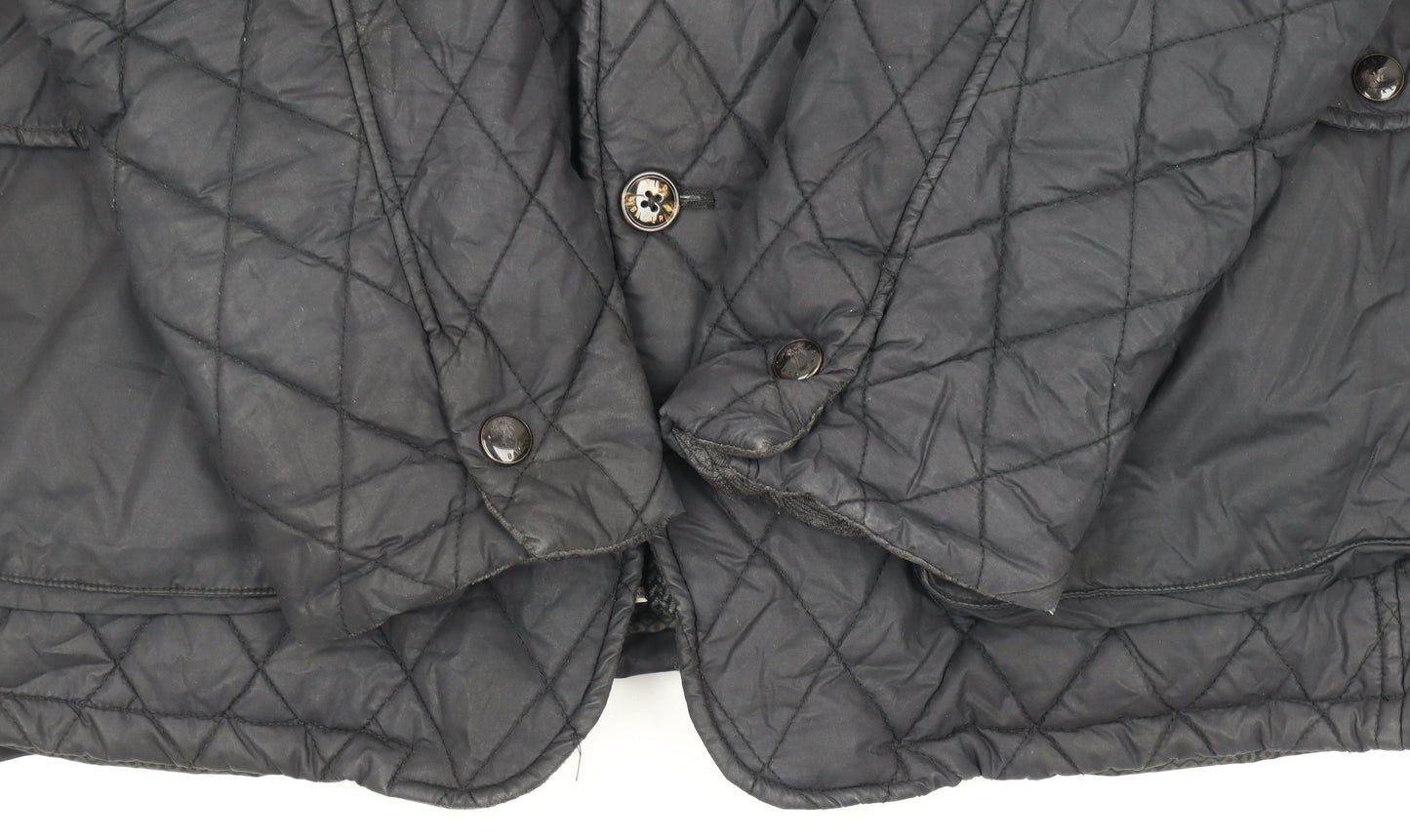 Ted Baker Men's Black Quilted Cotton Jacket 2XL