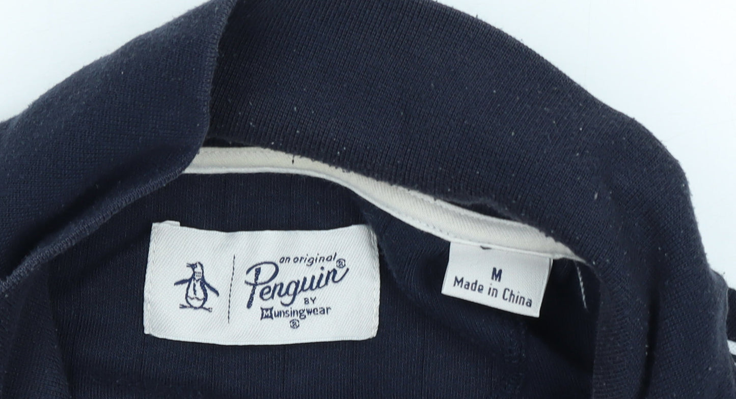 Original Penguin Men's Blue Full Zip Sweatshirt Size M