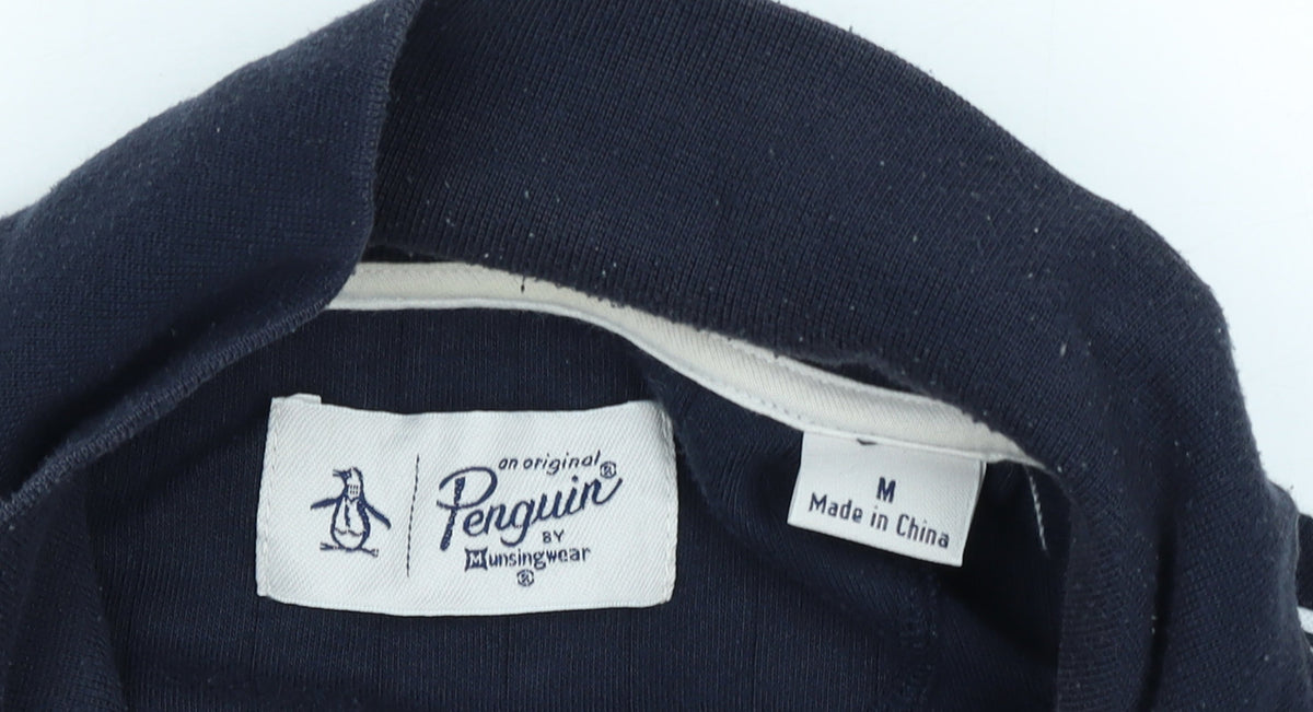 Original Penguin Men's Blue Full Zip Sweatshirt Size M
