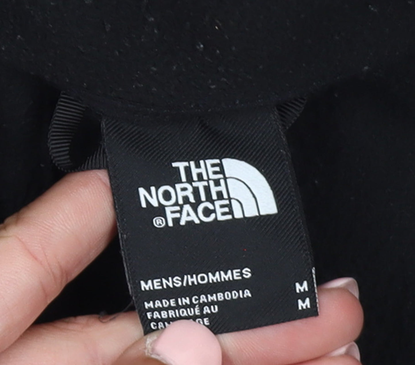 The North Face Mens Black Full Zip Fleece Jacket Size M
