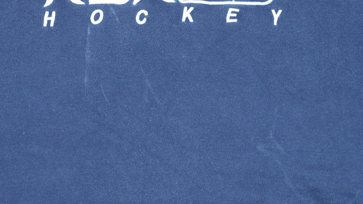 Reebok Men's Blue RBK Hockey Crew Neck Pullover Sweatshirt S