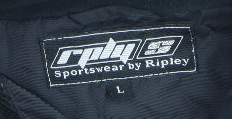 Ripley Men's Black Hooded Puffer Jacket L Waterproof Winter Coat