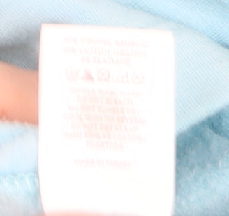 BAM Women’s Light Blue Half Zip Sweatshirt Size 12 Organic Cotton Blend