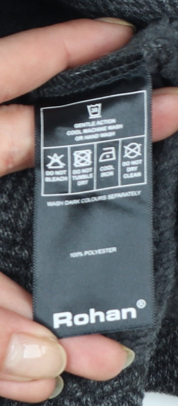 Rohan Womens Grey Herringbone Mid-Length Jacket Size 14