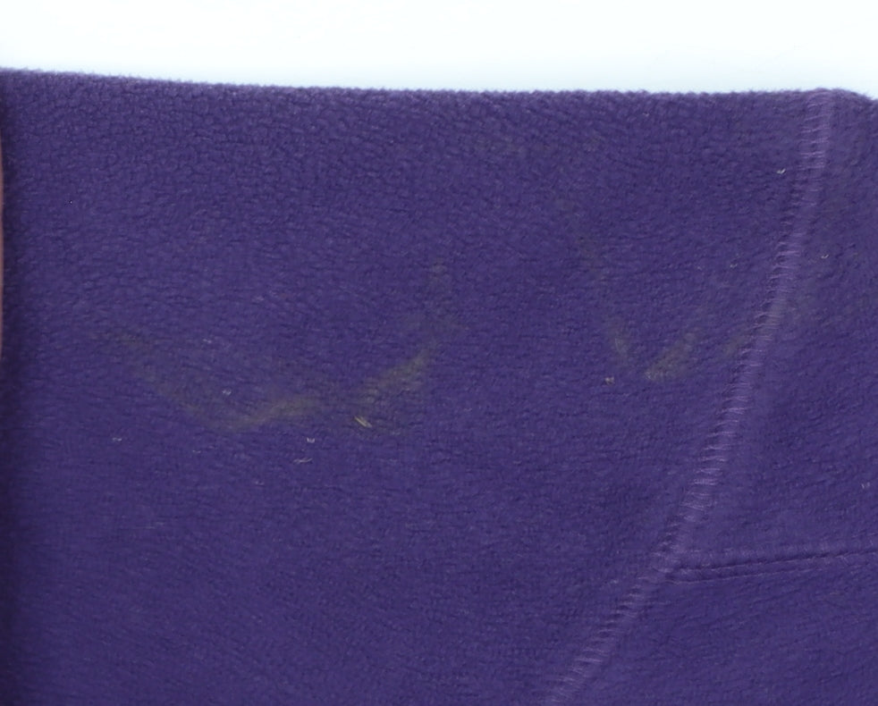 Mountain Warehouse Women's Purple Fleece Hoodie UK 12 Pullover Warm Layer