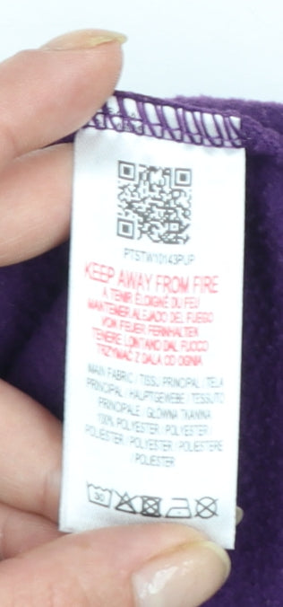 Peter Storm Womens Purple Fleece Pullover Sweatshirt Size 16