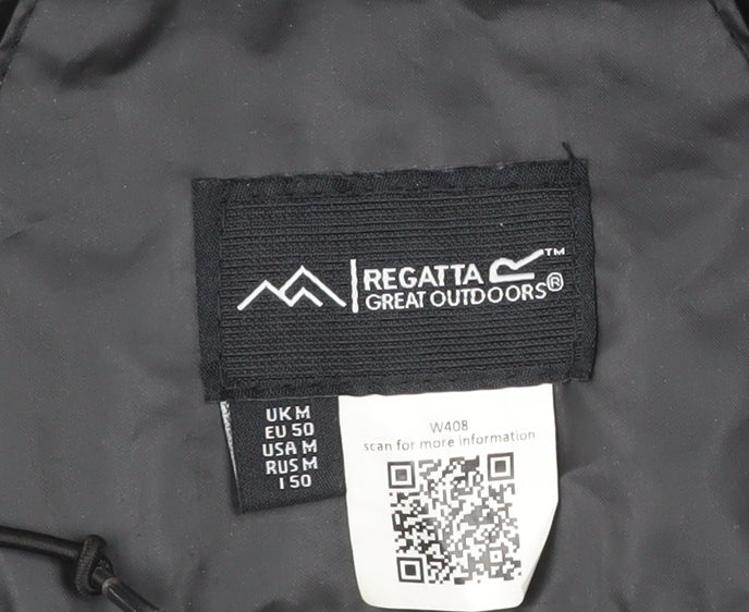 Regatta Womens Black M Waterproof Hooded Rain Jacket