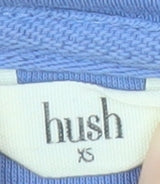 Hush Women's Blue Cotton Long Sleeve Crew Neck T-Shirt XS