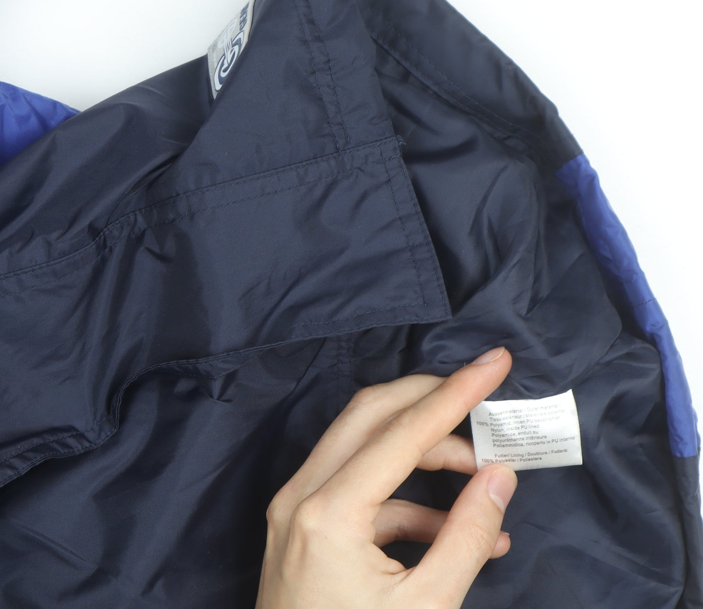 TCM Gear Men's Blue Windbreaker Jacket L Waterproof Outdoor