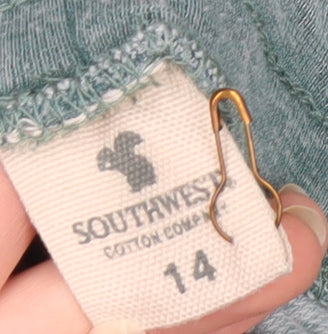 Southwest Cotton Company Women's Green Size 14 Jogger Trousers