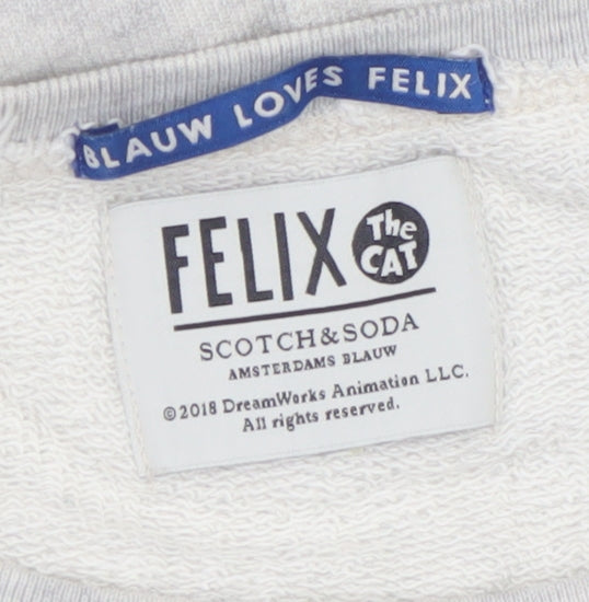 Scotch & Soda Women’s Grey Felix the Cat Sweatshirt XS