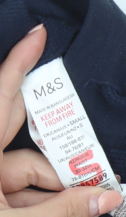 Marks and Spencer Men's Blue Small Pyjama Pants Lightweight Loungewear