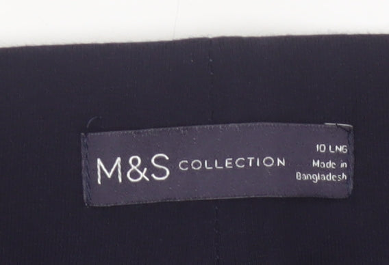 Marks and Spencer Women's Black Size 10L Cotton Stretch Leggings