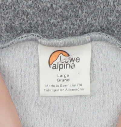 Lowe Alpine Men’s Grey Fleece 1/4 Zip Sweatshirt Top Size L
