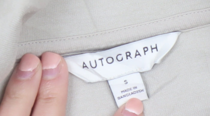Marks and Spencer Autograph Men's Beige Twill Button Jacket Size S