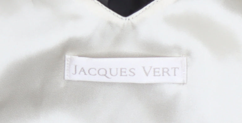 Jacques Vert Women’s Black Polka Dot Fit & Flare Dress Size 14
