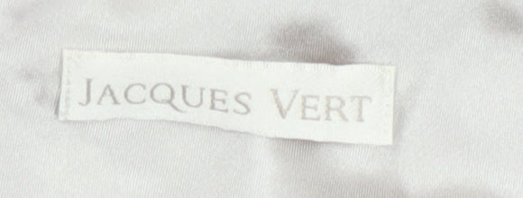 Jacques Vert Women's Grey Floral A-Line Cowl Neck Dress Size 20