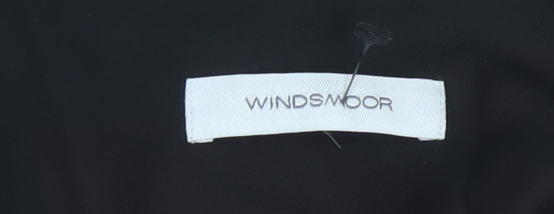 Windsmoor Womens Multicoloured Size 18 V-Neck Sleeveless Midi Dress