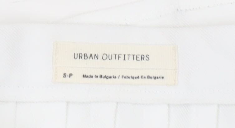 Urban Outfitters Women's White Pleated Short Skirt Size S