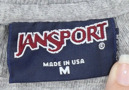 JanSport Mens Grey NMSU Long Sleeve Cotton Top Size M