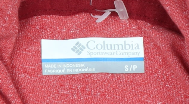 Columbia Womens Red Pullover Hoodie Size S Long Sleeve Activewear