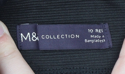Marks and Spencer Women’s Black Size 10 High Rise Stretch Leggings