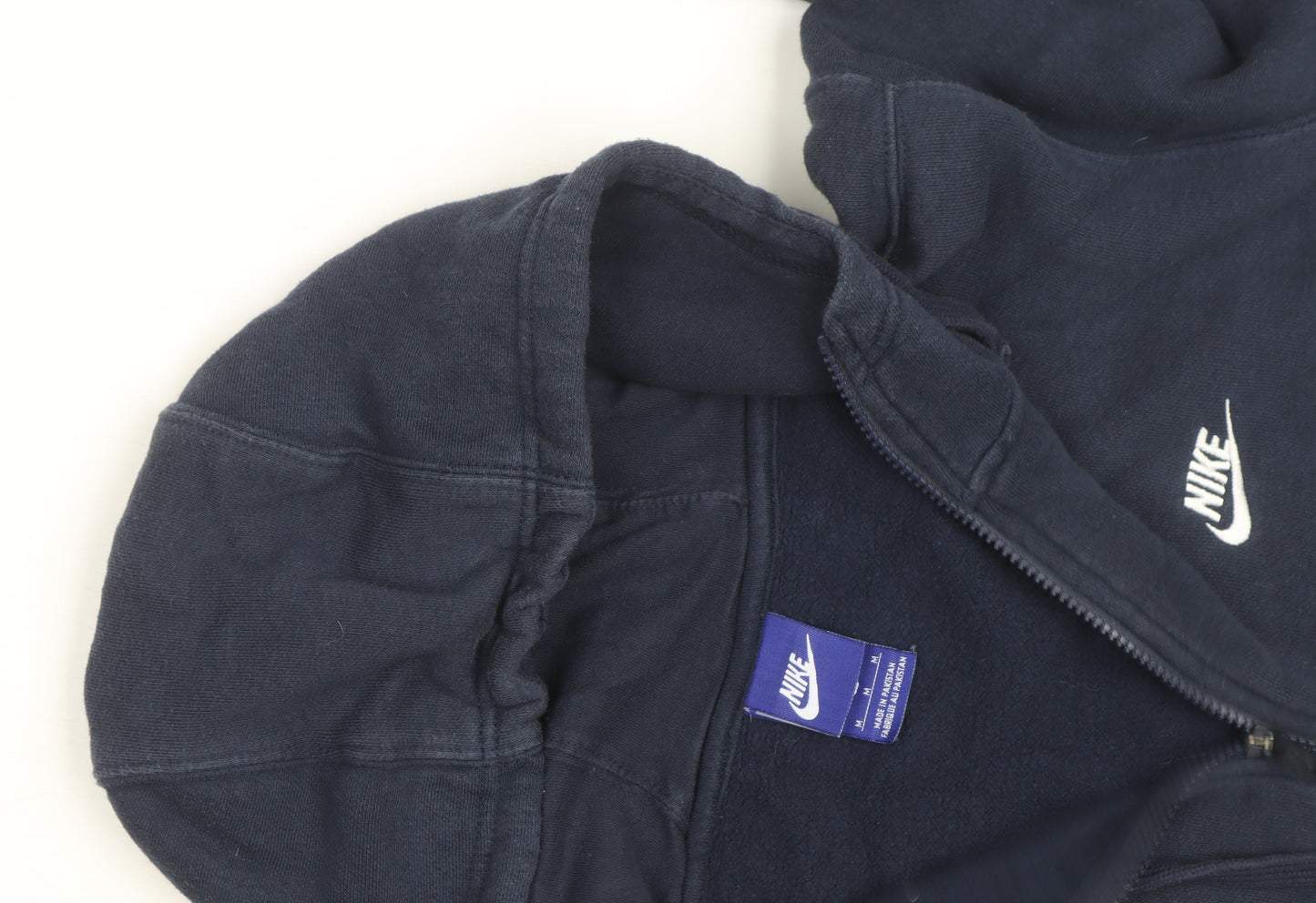 Nike Men's Blue Full Zip Hoodie Medium Fleece Sportswear