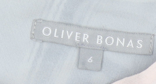 Oliver Bonas Women’s Multicoloured Shift Dress Size 6 Knee Length