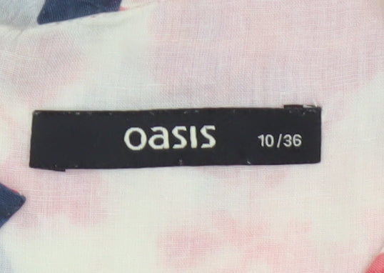 Oasis Women’s Multicoloured Floral Fit & Flare Dress Size 10