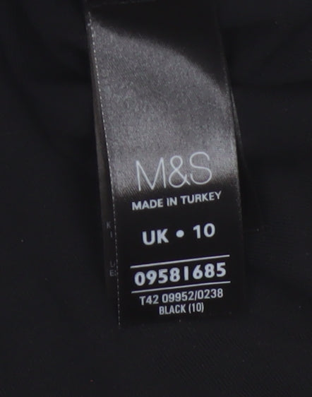 Marks and Spencer Women’s Black Lace Shift Dress Size 10