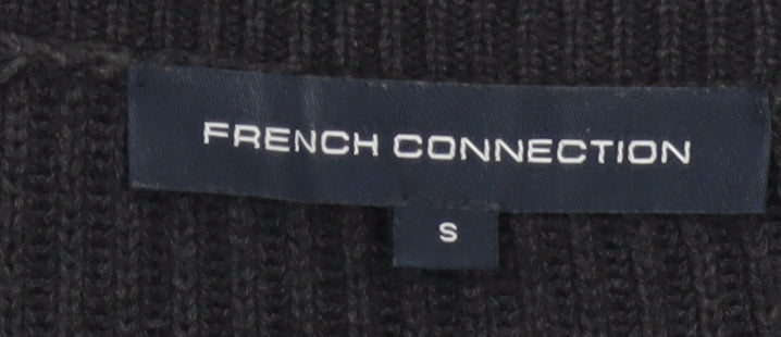 French Connection Women's Black Long Sleeve Jumper Dress Size S