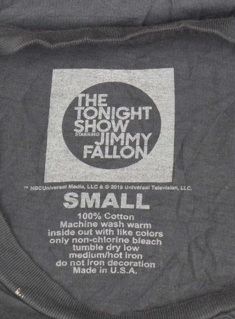 The Tonight Show Jimmy Fallon Men's Black Small 2019 Tour T-Shirt
