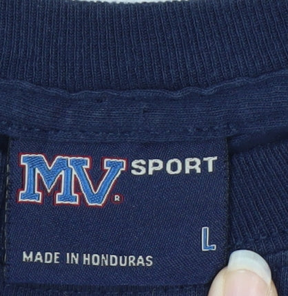MV Sport Men's Blue Long Sleeve Valley Forge Top Size L