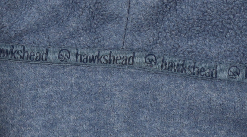 Hawkshead Men's Blue 1/4 Zip Fleece Pullover Sweatshirt Size S