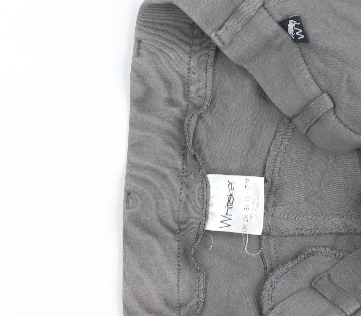 Whitaker Womens Grey Breeches UK 28 Riding Trousers Cotton Blend