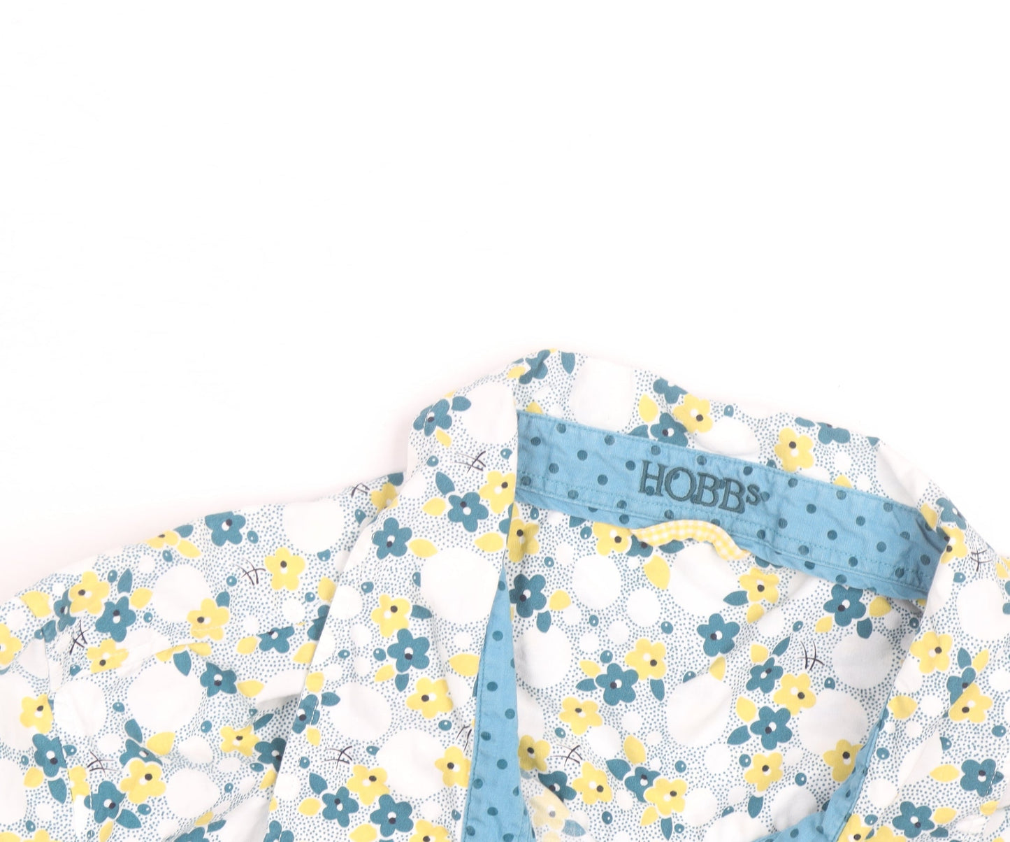 Hobbs Women's Multicoloured Floral Cotton Button-Up Shirt Size 12