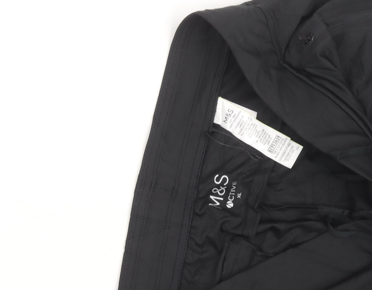 Marks & Spencer Women’s Black XL Active Jogger Trousers