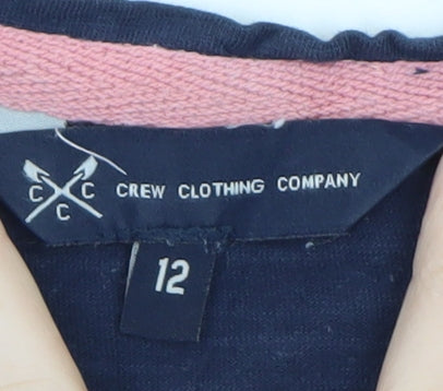 Crew Clothing Company Women’s Blue Cotton T-Shirt Size 12