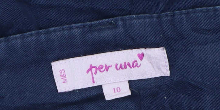 Marks and Spencer Per Una Women's Blue Cropped Jeans Size 10